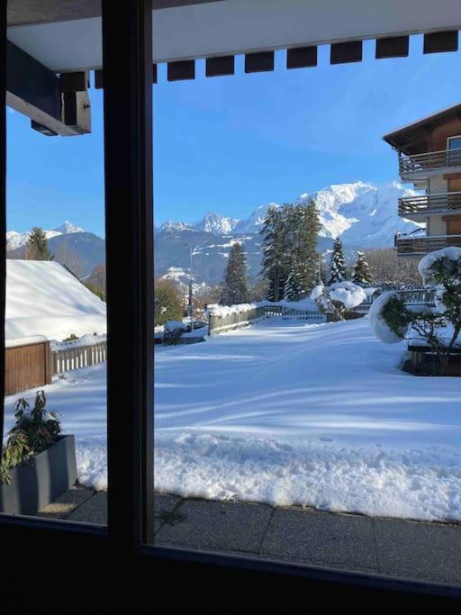 Apartament La Marmotte: Vue Mont Blanc, Terrasse, Parking Combloux Zewnętrze zdjęcie