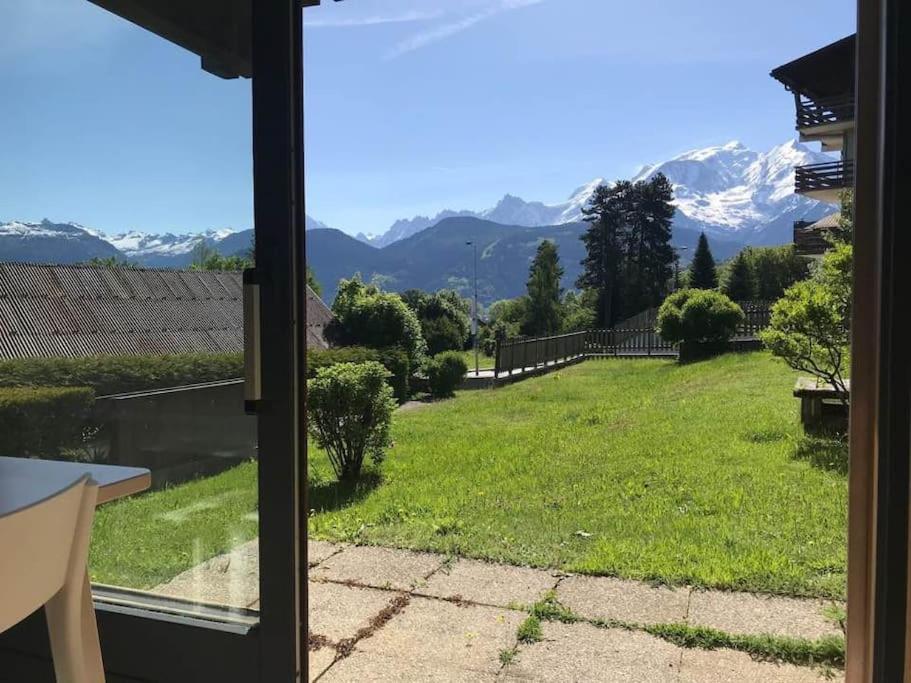 Apartament La Marmotte: Vue Mont Blanc, Terrasse, Parking Combloux Zewnętrze zdjęcie