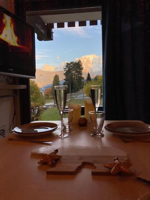 Apartament La Marmotte: Vue Mont Blanc, Terrasse, Parking Combloux Zewnętrze zdjęcie